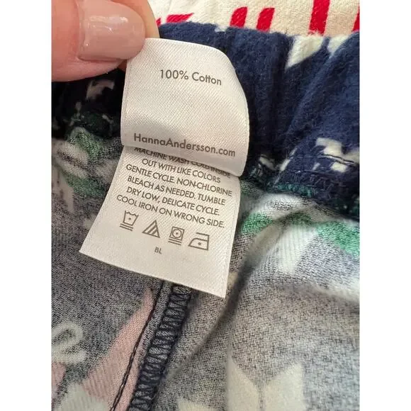 Hanna Andersson Holiday Christmas Adult Unisex Pajama Lounge Pants Gnome XL - Picture 6 of 6